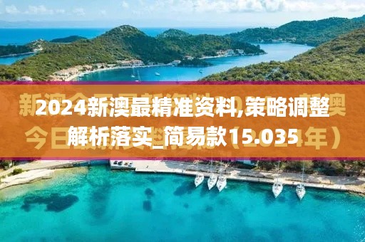 2024新澳最精准资料,策略调整解析落实_简易款15.035