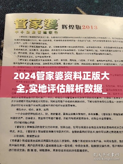 2024管家婆资料正版大全,实地评估解析数据_典藏集49.551