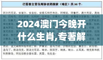 2024澳门今晚开什么生肖,专著解答解释落实_自选版25.269