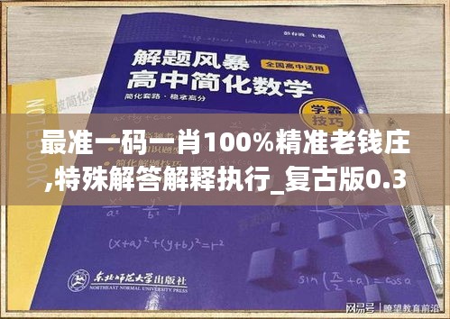 最准一码一肖100%精准老钱庄,特殊解答解释执行_复古版0.306