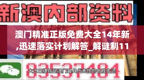 澳门精准正版免费大全14年新,迅速落实计划解答_解谜制11.968