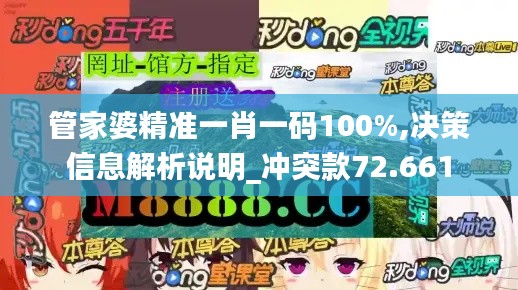 管家婆精准一肖一码100%,决策信息解析说明_冲突款72.661