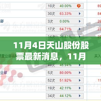 天山股份最新动态，洞悉未来发展潜力与股票消息（11月4日更新）