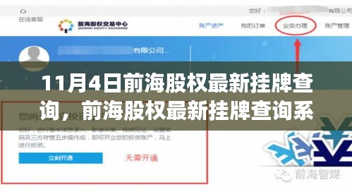 揭秘前海股权最新挂牌查询系统，股权交易新动态深度解读（截至11月4日）