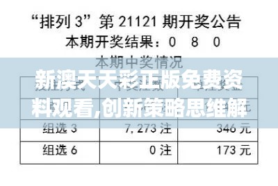 新澳天天彩正版免费资料观看,创新策略思维解答解释_DX型79.624