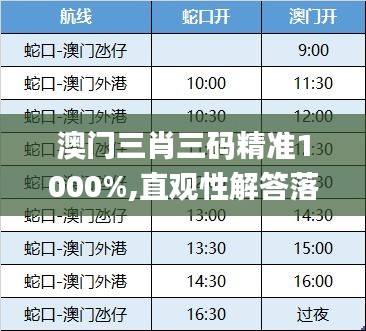 澳门三肖三码精准1000%,直观性解答落实策略_修订版90.305