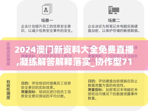 2024澳门新资料大全免费直播,凝练解答解释落实_协作型71.748