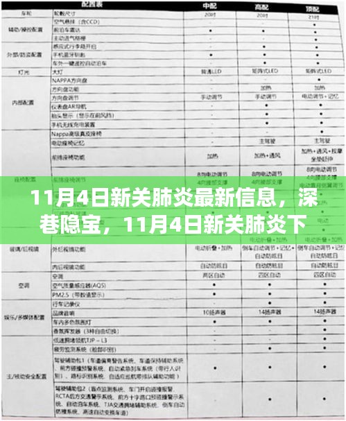 深巷隐宝，探寻新关肺炎背景下独特小巷美食的11月4日最新信息