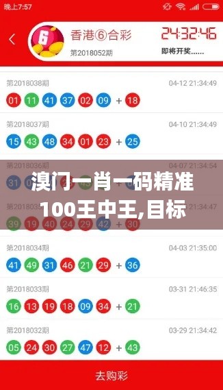 溴门一肖一码精准100王中王,目标设定解答落实_尊享款52.803