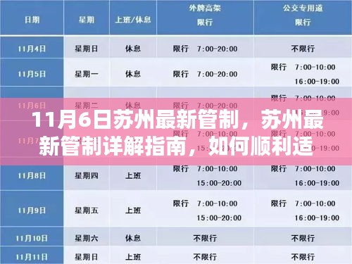 11月6日苏州管制措施详解，初学者与进阶用户适应指南