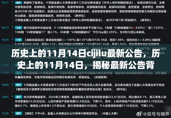 历史上的11月14日深度解析，最新公告背后的故事与影响小红书版揭秘