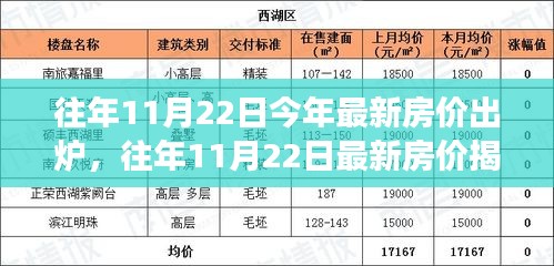 历年与今年11月22日最新房价揭晓，市场走势分析与预测报告