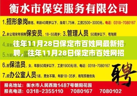 往年11月28日保定市百姓网招聘盛况，求职指南与最新招聘信息速递