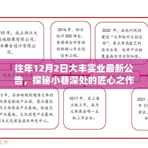 大丰实业最新公告揭秘，小巷深处的匠心小店故事