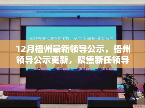 梧州新任领导团队公示出炉，三大要点一览无余