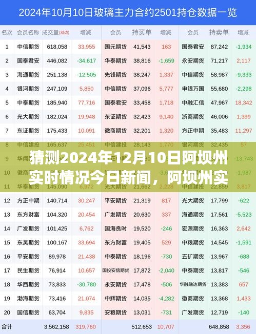 2024年12月10日阿坝州动态分析，今日新闻报道与预测解读