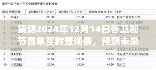 预测未来之光，2024年卫视节目单实时查询表的时代变迁与影响